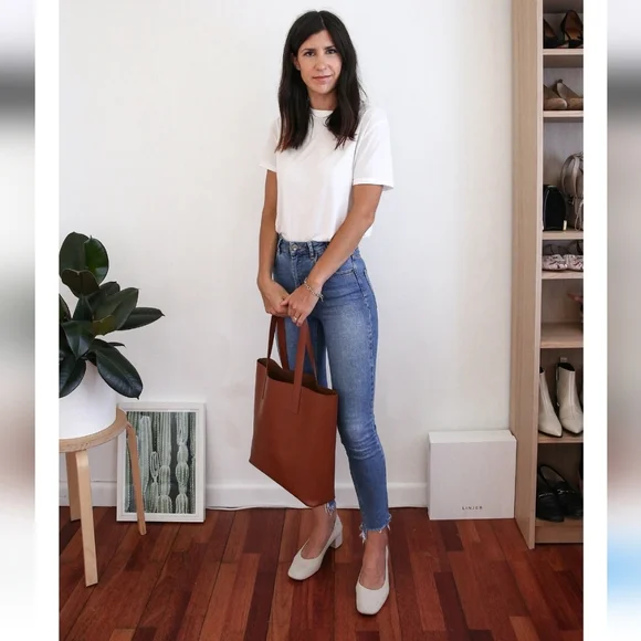 Everlane Everyday Market Tote - Cognac - Picture 2 of 6